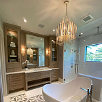 Люстра белая с несколькими ярусами деревянных палочек Bright Wooden Chandelier варинант исполнения - 8 | Loft Concept в Орле