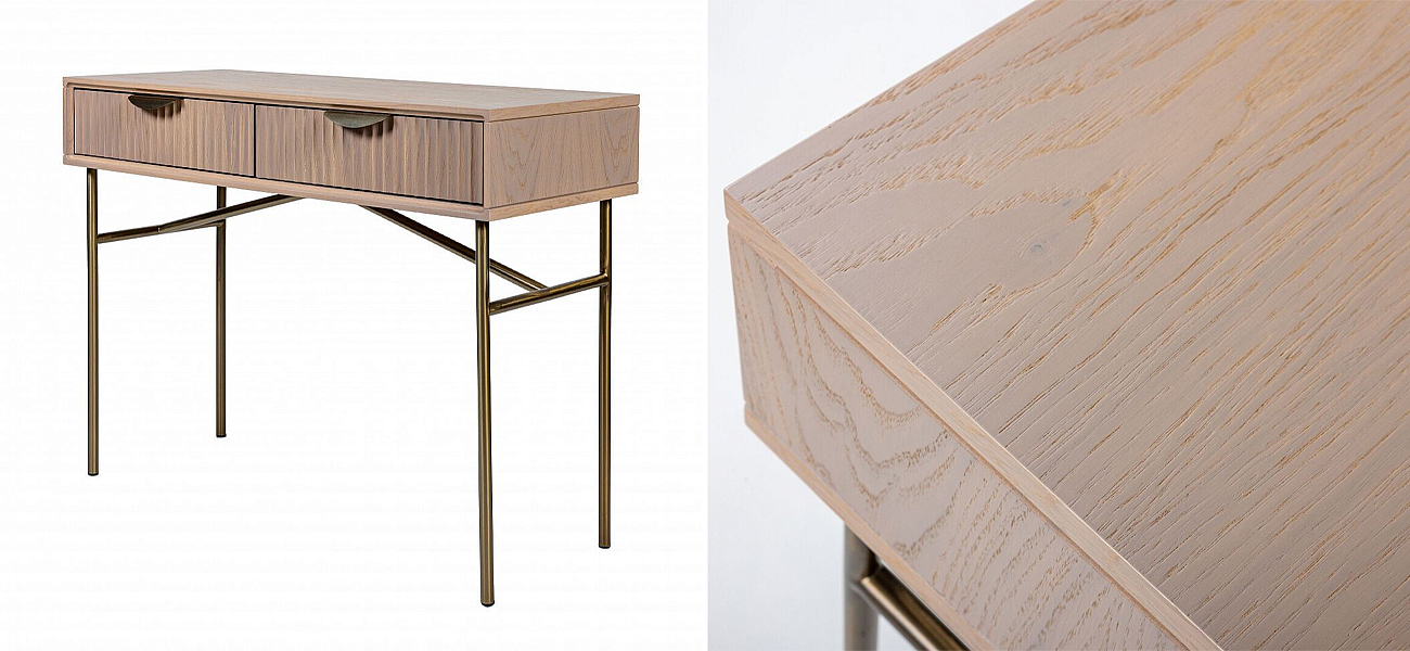 Консоль Antique Order Бежевый Шпон Дуба Консоль Antique Order Бежевый Шпон Дуба - Loft-Concept в Орле