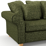 Мебельная ткань Шенилл зеленый цвет 138 см T4-22 варинант исполнения - 7 | Loft Concept в Орле