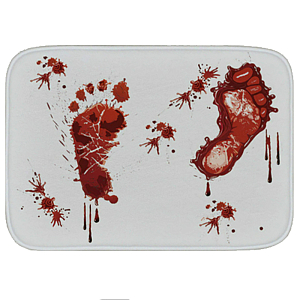 Коврик для Ванной Хэллоуин Кровавые Следы