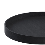 Cross W поднос из массива дуба чёрного цвета варинант исполнения - 1 | Loft Concept в Орле