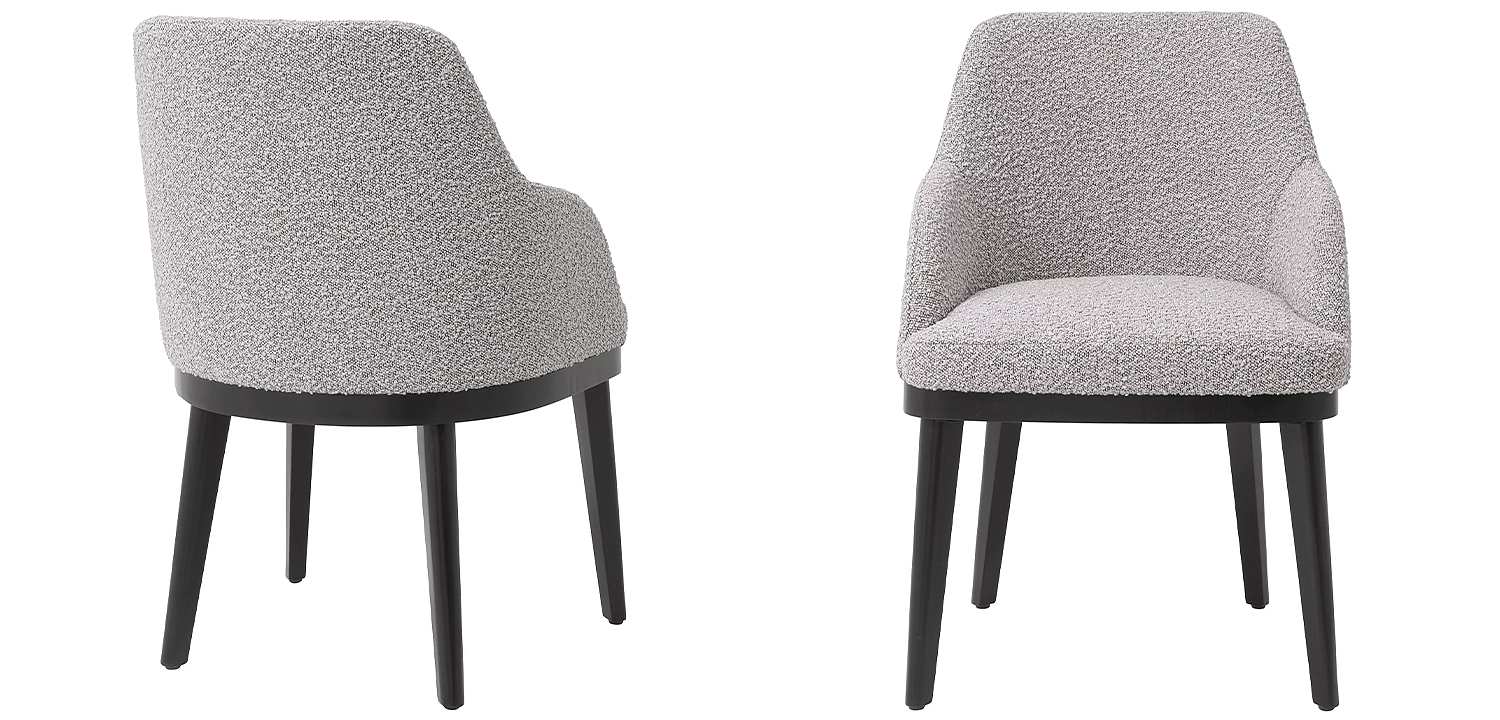 Стул Eichholtz Dining Chair Costa Boucle Grey Стул Eichholtz Dining Chair Costa Boucle Grey - Loft-Concept в Орле