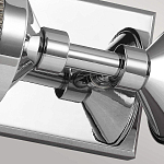 Бра для ванных комнат горизонтальное с 2-мя прозрачными рифлеными цилиндрическими плафонами Feiss варинант исполнения - 3 | Loft Concept в Орле