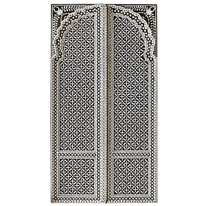 Двери инкрустированные костью