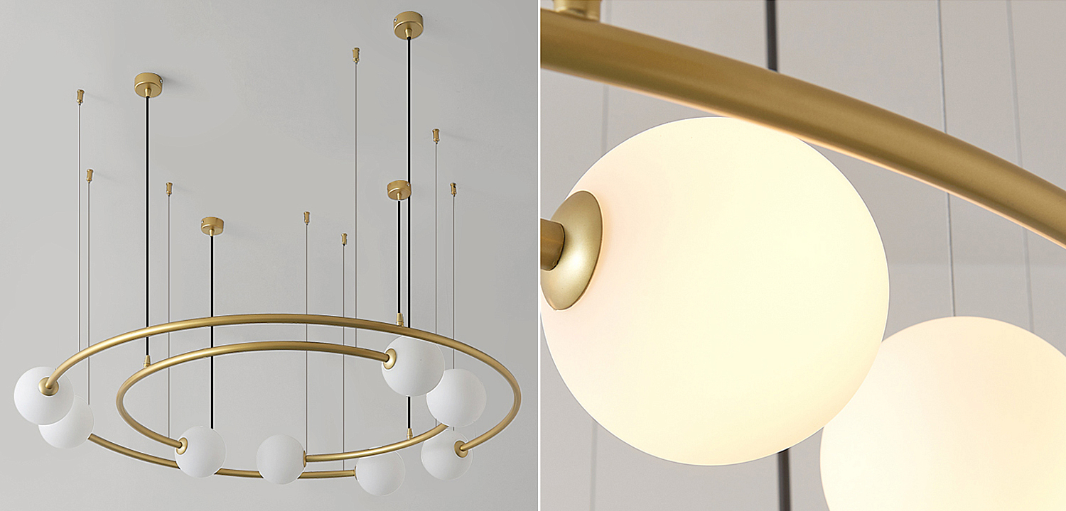 Люстра PLANETARY Ring Gold Люстра PLANETARY Ring Gold - Loft-Concept в Орле