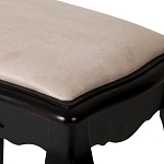 Табурет из массива березы с льяной обивкой в стиле прованс Vintage варинант исполнения - 3 | Loft Concept в Орле