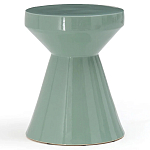 Приставной стол из керамики Manufacto Gray-green варинант исполнения - 1 | Loft Concept в Орле