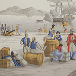 Обои ручная роспись Views of Italy Charvet варинант исполнения - 1 | Loft Concept в Орле