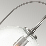 Подвесной светильник с прозрачным плафоном в форме шара в арочной подвеске Hinkley варинант исполнения - 16 | Loft Concept в Орле