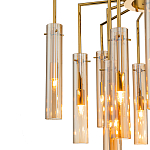 Люстра со стеклянными цилиндрическими плафонами Luminous Cylinders Amber варинант исполнения - 4 | Loft Concept в Орле