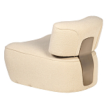Кресло бежевое без подлокотников с обивкой из ткани букле Space of Freedom варинант исполнения - 2 | Loft Concept в Орле