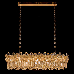 Люстра с декоративными элементами в виде крупных хрустальных цветов Palace Gardens варинант исполнения - 1 | Loft Concept в Орле