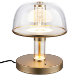 Настольная лампа с плафоном из акрила и металлическим основанием Blanton 23 варинант исполнения - 2 | Loft Concept в Орле