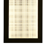Светодиодное прямоугольное бра из металла черного цвета Lattice Lux варинант исполнения - 4 | Loft Concept в Орле