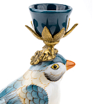 Фарфоровый подсвечник с птицей Eden Garden варинант исполнения - 4 | Loft Concept в Орле