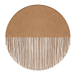 Бра круглое натуральная пробка с бахромой Natural Cork варинант исполнения - 1 | Loft Concept в Орле