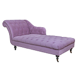 Кушетка фиолетовая с мягкой обивкой из велюра Michael Couch варинант исполнения - 1 | Loft Concept в Орле