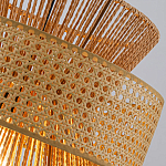 Подвесной светильник с абажуром из натуральных материалов Light Inside the Cell варинант исполнения - 5 | Loft Concept в Орле