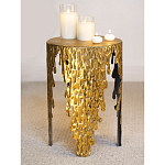 Столик дизайнерский Copper streaks варинант исполнения - 9 | Loft Concept в Орле