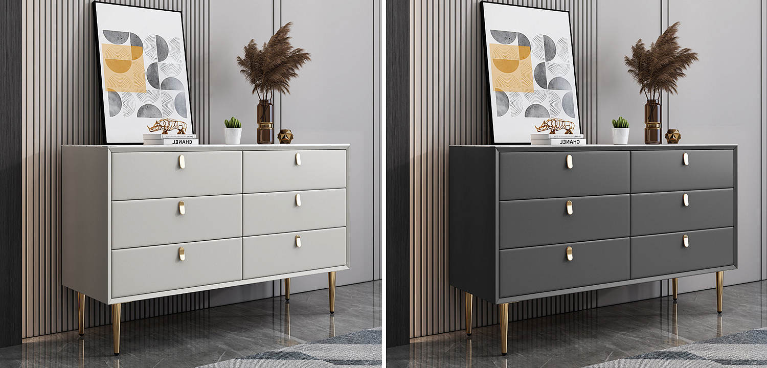 Комод Olson Leather Chest of Drawers 120 Комод Olson Leather Chest of Drawers 120 - Loft-Concept в Орле
