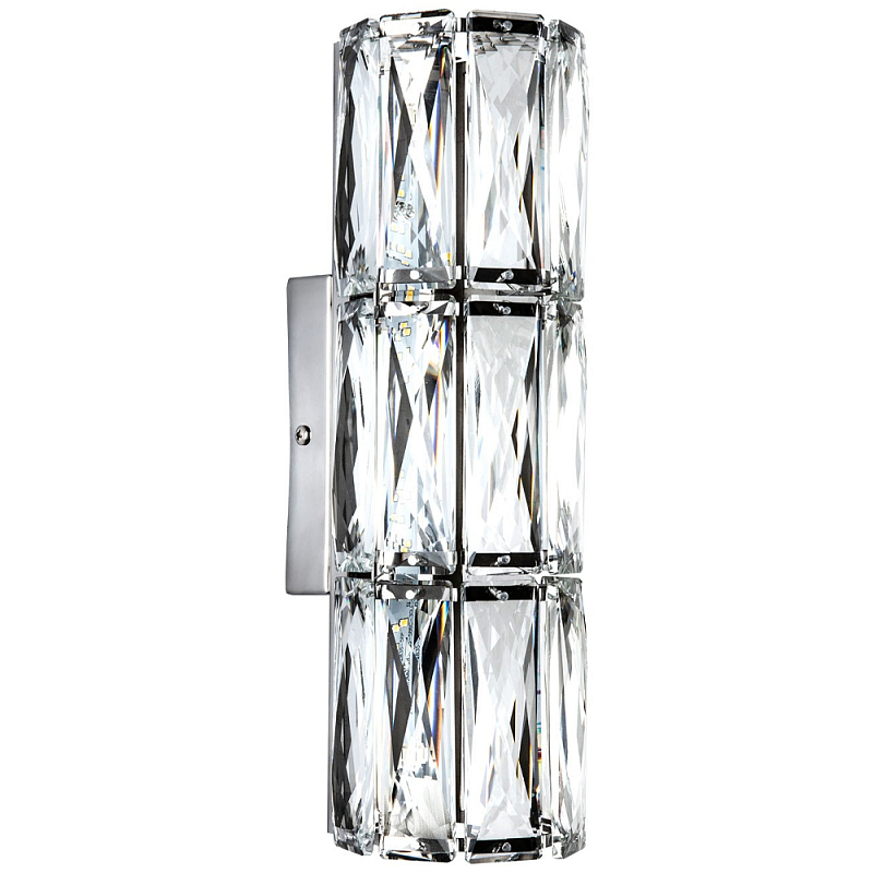 Хрустальное бра Marzia Crysral Chrome Wall Lamp Хром Прозрачное Стекло Хрустальное бра Marzia Crysral Chrome Wall Lamp Хром Прозрачное Стекло в Орле | Loft Concept