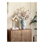 Ваза высокая с зелеными цветочными и птичьими мотивами Vase Inspired by Nature варинант исполнения - 5 | Loft Concept в Орле