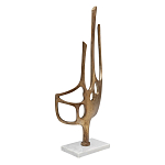Аксессуар современный Абстракция Abstract Sculpture Brass варинант исполнения - 2 | Loft Concept в Орле
