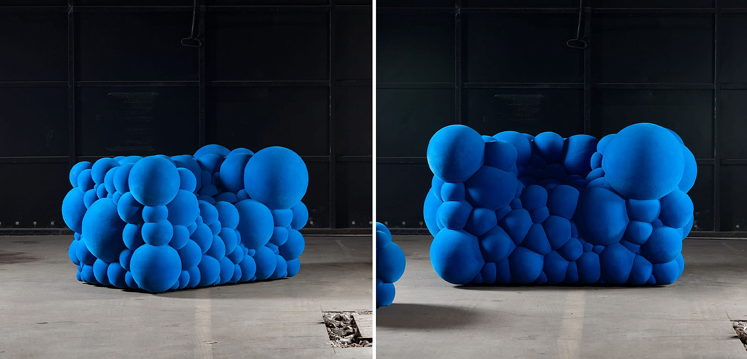 Дизайнерское Кресло Maarten De CEULAER MUTATION Blue Chair Дизайнерское Кресло Maarten De CEULAER MUTATION Blue Chair - Loft-Concept в Орле