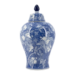 Ваза с крышкой в китайском стиле Гранатовое дерево Blooming Pomegranate варинант исполнения - 3 | Loft Concept в Орле