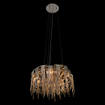 Люстра подвесная круглая с изогнутыми металлическими дугами и ниспадающими цепочками 65 см Atlantis Chain варинант исполнения - 13 | Loft Concept в Орле