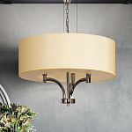 Люстра подвесная с цилиндрическим абажуром кремового цвета Natural Concepts варинант исполнения - 3 | Loft Concept в Орле