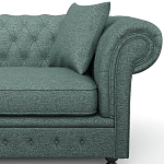 Мебельная ткань Шенилл бирюзовый цвет 138 см T4-31 варинант исполнения - 3 | Loft Concept в Орле