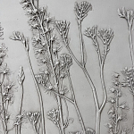 Панно Серые цветы варинант исполнения - 4 | Loft Concept в Орле