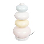 Настольная лампа из стеклянных сфер в пастельных тонах Высота 40 см Pastel Lunaria варинант исполнения - 2 | Loft Concept в Орле