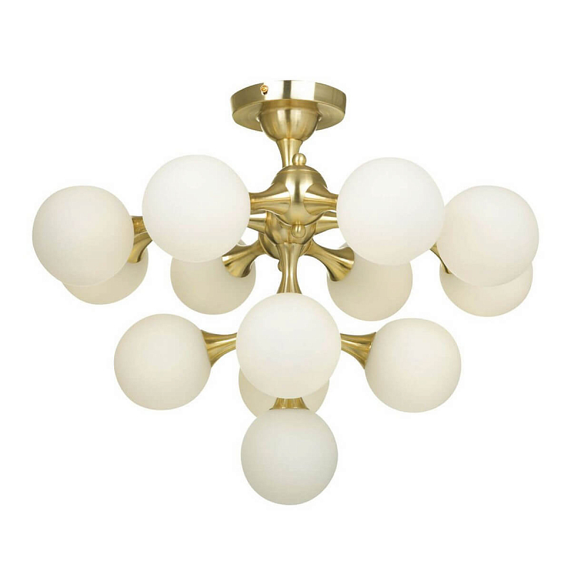Потолочный светильник MOONDROP Lamp Gold 13 Белый Золотой Потолочный светильник MOONDROP Lamp Gold 13 Белый Золотой в Орле | Loft Concept