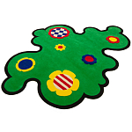 Дизайнерский ковер с цветами Poltronova Tappeto Prato Rug варинант исполнения - 2 | Loft Concept в Орле