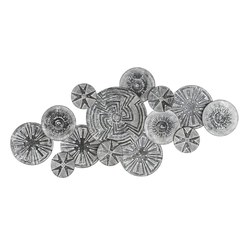 Арт-объект Plate silver Серый Арт-объект Plate silver Серый в Орле | Loft Concept