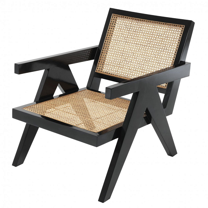 Кресло Eichholtz Chair Adagio Черный Бежевый Кресло Eichholtz Chair Adagio Черный Бежевый в Орле | Loft Concept