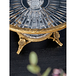 Чаша из прозрачного стекла с фигурками разноцветных попугаев на ободке 38 Eden Garden варинант исполнения - 4 | Loft Concept в Орле