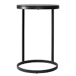 Кофейный столик круглый чёрный Compact Loft варинант исполнения - 1 | Loft Concept в Орле