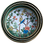 Комплект из 3-х подносов из металла в стиле Шинуазри Chinoiserie Flower варинант исполнения - 1 | Loft Concept в Орле