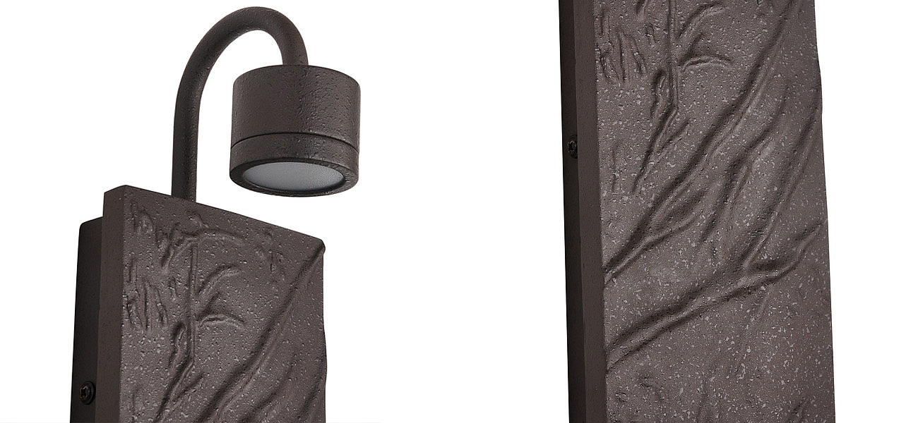 Бра с фактурой дерева Bark Black Бра с фактурой дерева Bark Black - Loft-Concept в Орле