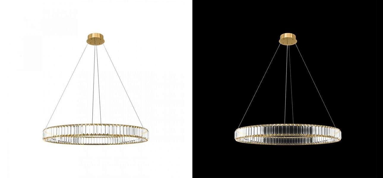 Люстра Crystal Ring Gold диаметр 80 Люстра Crystal Ring Gold диаметр 80 - Loft-Concept в Орле