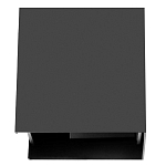 Уличный настенный светильник светодиодный формы куб черного цвета из металла Urban Minimalist варинант исполнения - 1 | Loft Concept в Орле