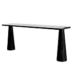 Консоль чёрная на 2-х конусообразных ножках Eros варинант исполнения - 4 | Loft Concept в Орле