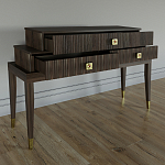 Премиальная Консоль с тремя ящиками Elsa Dreams Walnut варинант исполнения - 2 | Loft Concept в Орле