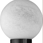 Бра цилиндрической формы чёрного цвета с 2-мя плафонами Marble Glow варинант исполнения - 5 | Loft Concept в Орле