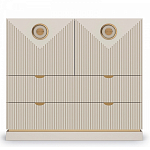 Комод с фактурным фасадом Satin Furniture варинант исполнения - 2 | Loft Concept в Орле