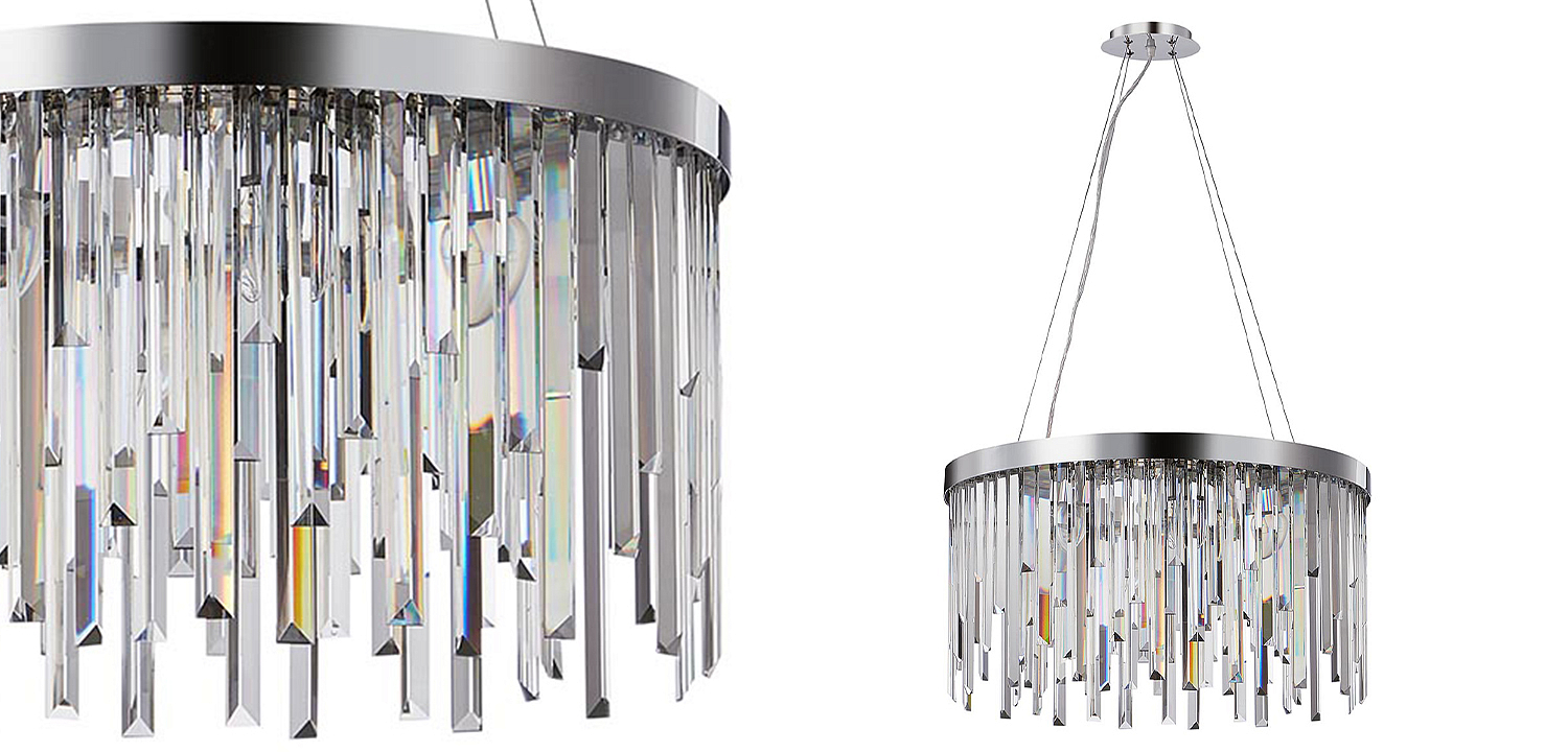 Люстра Bennett Chandelier chrome 60 Люстра Bennett Chandelier chrome 60 - Loft-Concept в Орле