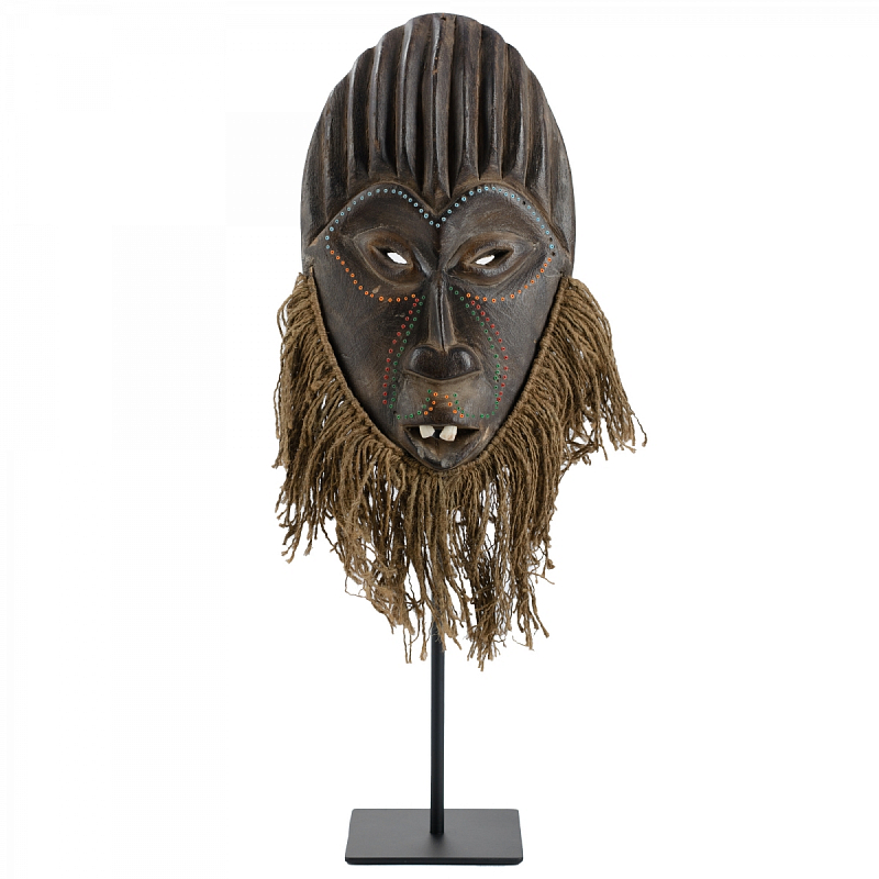 Маска African Mask Jituku Коричневый Черный Маска African Mask Jituku Коричневый Черный в Орле | Loft Concept